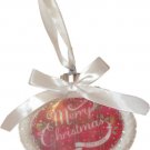 4.5" Led Lighted "Merry With Love" Onion Christmas Ornaments 4.5" Led Lighted "Merry With Love" Onion Christmas Ornaments
