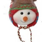6" Merry & Bright Glittered Snowman Head With Monkey Hat 6" Christmas Ornaments 6" Merry & Bright Glittered Snowman Head With Monkey Hat 6" Christmas Ornaments