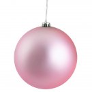 Shatterproof Matte Orchid Pink Ball 8" Christmas Ornaments
