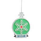 3.75" Ski Club Charm Christmas Ornaments