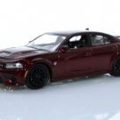 2021 Dodge Charger Srt Hellcat Redeye Sports Muscle Car 1:64 Red Diecast Toys