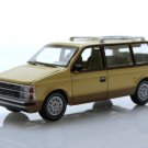 1985 Plymouth Voyager Minivan 1:64 Scale Car Tan Dodge Caravan Diecast Toys