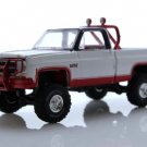1976 Gmc Sierra Grande Lifted 4X4 Square Body Pickup Truck 1:64 Diecast Toys