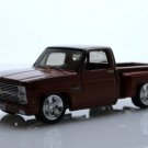 1983 Chevy C10 Stepside Squarebody Lowered Pickup Truck 1:64 Scale Diecast Toys