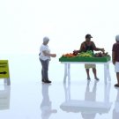 Farmers Market Fruit Sales 1:64 Scale Diorama Figures People Set Diecast Toys