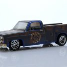 1975 Chevy C10 Rusty Squarebody Lowered Service Pickup Truck 1:64 Diecast Toys