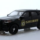 2020 Ford Explorer Johnson Co Kansas Sheriff Police Car 1:64 Scale Diecast Toys