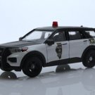2022 Ford Explorer Illinois State Police Car Trooper 1:64 Scale Diecast Toys
