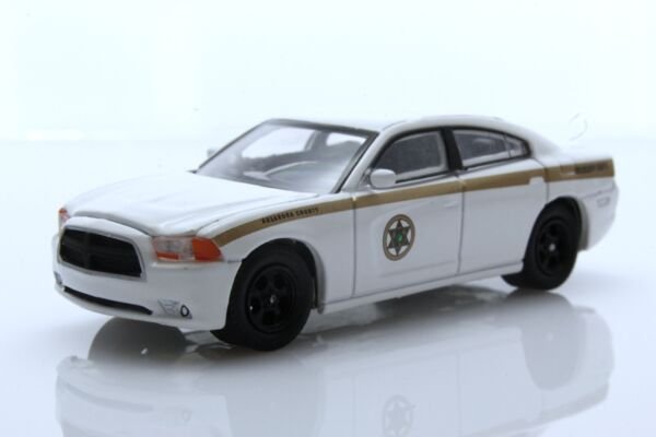 2011 Dodge Charger Police Car Absaroka County Sheriff 1:64 Diecast Toys