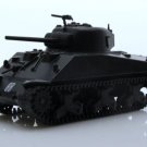 1944 M4 Sherman Tank Black Army Millitary World War Ii Ww2 1:64 Diecast Toys
