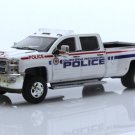 2018 Chevy Silverado 3500 Dually Durham Ontario Police Truck 1:64 Diecast Toys