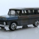 1965 Chevy Suburban Rusty Old K1406 Carryall Truck C10 1:64 Scale Diecast Toys