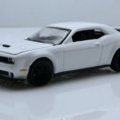 2018 Dodge Challenger Srt Performance Muscle Car 1:64 White Diecast Toys