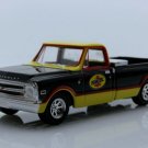 1968 Chevrolet C10 Pickup Truck Pennzoil 1/64 Scale C-10 Black Diecast Toys 1968 Chevrolet C10 Pickup Truck Pennzoil 1/64 Scale C-10 Black Diecast Toys
