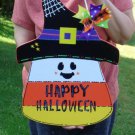 18" Candy Corn Happy Halloween Sign Wall Door Hanger Fall Seasonal Plaque Decoration 18" Candy Corn Happy Halloween Sign Wall Door Hanger Fall Seasonal Plaque Decoration