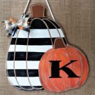 Monogram Pumpkins Autumn Sign Wall Door Hanger Personalized Plaque Wood Decoration Monogram Pumpkins Autumn Sign Wall Door Hanger Personalized Plaque Wood Decoration