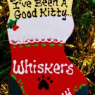 Cat Ornament U Choose Name Year Christmas Personalized Pet Kitty Decoration Cat Ornament U Choose Name Year Christmas Personalized Pet Kitty Decoration