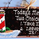 Lighthouse Todays Menu Kitchen Sign Nautical Beach Wall Plaque Seaside Decoration Lighthouse Todays Menu Kitchen Sign Nautical Beach Wall Plaque Seaside Decoration