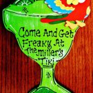 Margarita Personalize Come Get Freaky Name Sign Tiki Bar Deck Parrot Plaque Decoration Margarita Personalize Come Get Freaky Name Sign Tiki Bar Deck Parrot Plaque Decoration