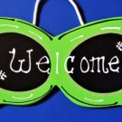 Sunglasses Welcome Sign Wall Hanger Hanging Plaque Seasonal Pool Summer Decoration Sunglasses Welcome Sign Wall Hanger Hanging Plaque Seasonal Pool Summer Decoration