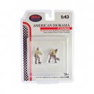 4X4 Mechanics 2Pc Set 2 1/43 Figurine American Diorama Ad43002 Diecast Toys