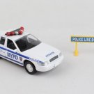Nypd Police Car Set  White Daron Rt8973 Model Car Diecast Toys