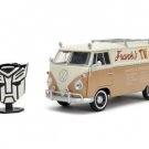 Volkswagen Bus Wheeljack W/ Transformers Statue 1/24 Scale Car Diecast Toys