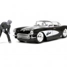 1957 Chevy Corvette W/Wolfman Figure 1/24 Scale Car 32195/4 Diecast Toys