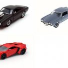 Fast & Furious Doms Cars Pack 1 Car Package 3 1/24 Fast & Furious Cars Diecast Toys