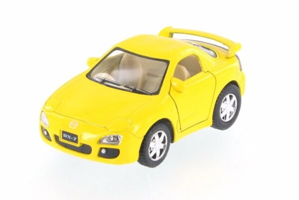 Mazda Rx7 Yellow 4008/16D Model Car Diecast Toys