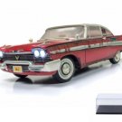 Car & Display Case 1958 Plymouth Fury Red W/Rust 1/18 Diecast Toys