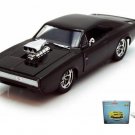 Car W/Display Turntable Dom 1970 Dodge Charger R/T 1/24 Car Diecast Toys