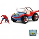 Car W/Display Turntable Buggy W/Spiderman Figure Marvel Comics 1/24 Diecast Toys