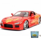 Car W/Display Turntable Mazda Rx7 Hardtop 30747 1/24 Car Diecast Toys