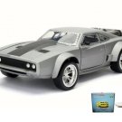 Car W/Display Turntable Dom Ice Charger F8 98291 1/24 Car Diecast Toys