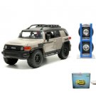 Car W/Display Turntable ota Fj Cruiser W/Roof Rack 1/24 Car Diecast Toys