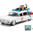 Car W/Display Turntable Cadillac Ecto1 Ambulance 99731 1/24 Scale Diecast Toys