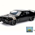 Car W/Display Turntable Dom Plymouth Gtx Black 98292 1/24 Scale Diecast Toys