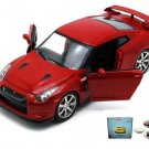Car W/Display Turntable Nissan Gtr Red 92196 1/24 Car Diecast Toys