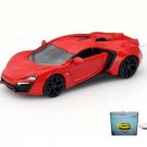 Car W/Display Turntable Lykan Hypersport Red 97377 1/24 Scale Diecast Toys