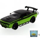 Car W/Display Turntable Lettys 2011 Dodge Challenger Srt8 1/24 Scale Diecast Toys