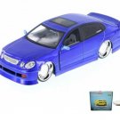 Car W/Display Turntable Lexus Gs430 Blue 50759Ff 1/24 Car Diecast Toys
