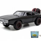 Car W/Display Turntable Dom 1970 Dodge Charger Offroad 1/24 Scale Diecast Toys