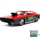 Car W/Display Turntable Voodoo Charger 1970 Dodge Charger R/T 1/24 Diecast Toys