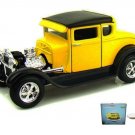 Car W/Rotary Turntable 1929 Ford A Yellow 34201 1/24 Car Diecast Toys