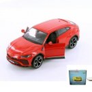 Car W/Rotary Turntable 2018 Lamborghini Urus Red 31519R 1/24 Diecast Toys