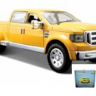 Car W/Rotary Turntable Ford Mighty F350 Super Duty Pickup 1/31 Scale Diecast Toys