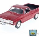 Car W/Rotary Turntable 1965 Chevy El Camino Red 34977 1/24 Scale Diecast Toys