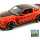 Car W/Rotary Turntable Ford Mustang Boss 302 Orange 31269 1/24 Diecast Toys Car W/Rotary Turntable Ford Mustang Boss 302 Orange 31269 1/24 Diecast Toys