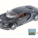Car W/Rotary Turntable Bugatti Chiron Gray 31514Gy 1/24 Scale Diecast Toys